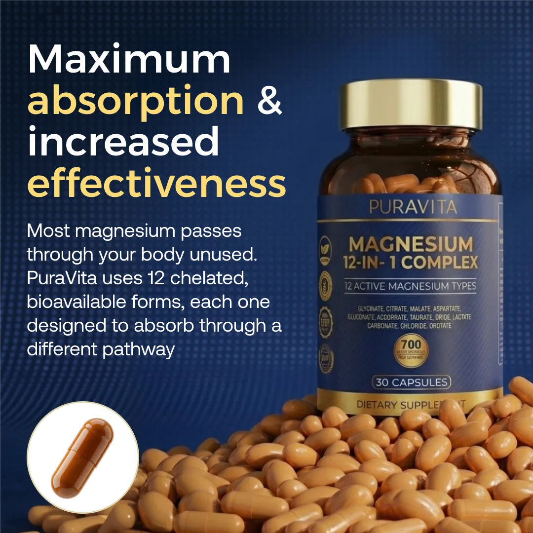 PuraVita 12-in-1 Magnesium Complex